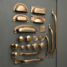 Light Aged Brass Cupboard Handles - Cabinet Knobs - Yester Home - Yester Home