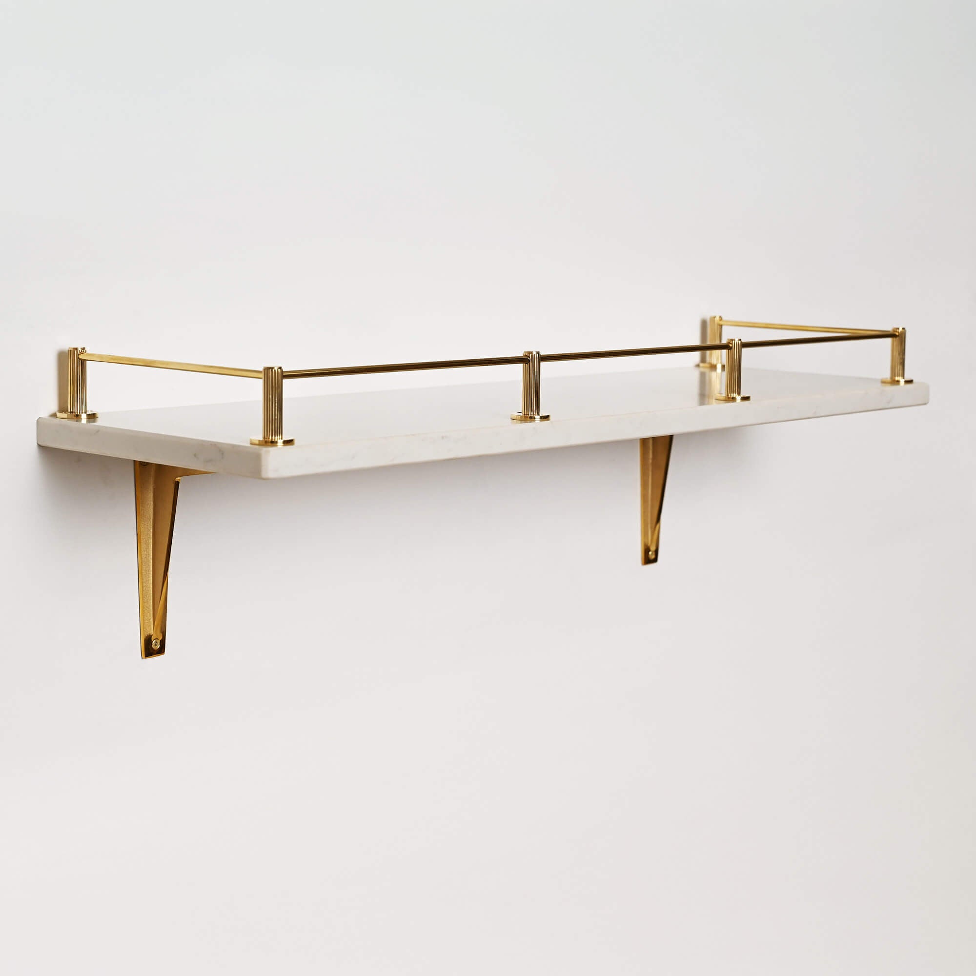 Claverley Gallery Shelf Rail | Polished Brass - Gallery Rails - Yester Home - Yester Home
