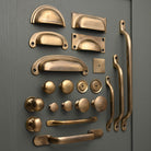 Light Aged Brass Cupboard Handles - Cabinet Knobs - Yester Home - Yester Home