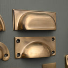 Light Aged Brass Cupboard Handles - Cabinet Knobs - Yester Home - Yester Home