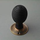 Traditional Oval Wooden Beehive Mortice/Rim Door Knobs - Mortice Knobs - Yester Home - Yester Home