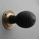 Traditional Oval Wooden Beehive Mortice/Rim Door Knobs - Mortice Knobs - Yester Home - Yester Home