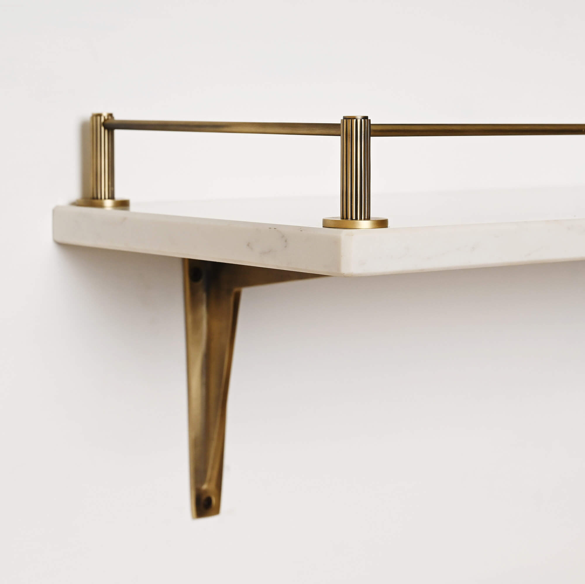 Claverley Gallery Shelf Rail | Aged Brushed Brass - Gallery Rails - Yester Home - Yester Home