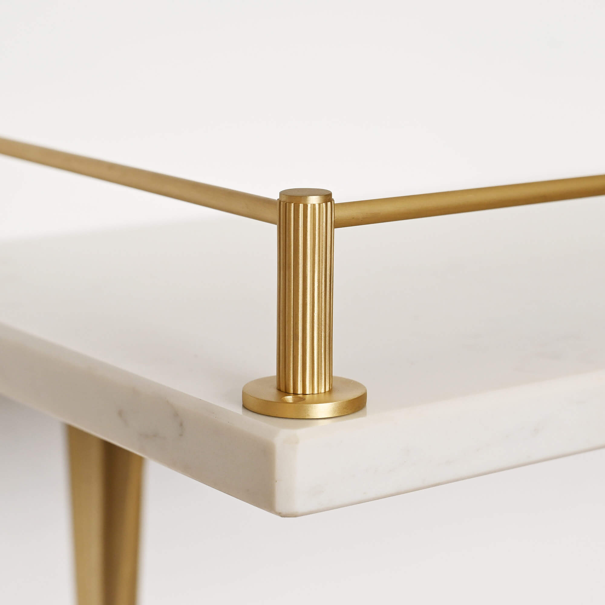 Claverley Gallery Shelf Rail | Brushed Satin Brass Lacquered - Gallery Rails - Yester Home - Yester Home