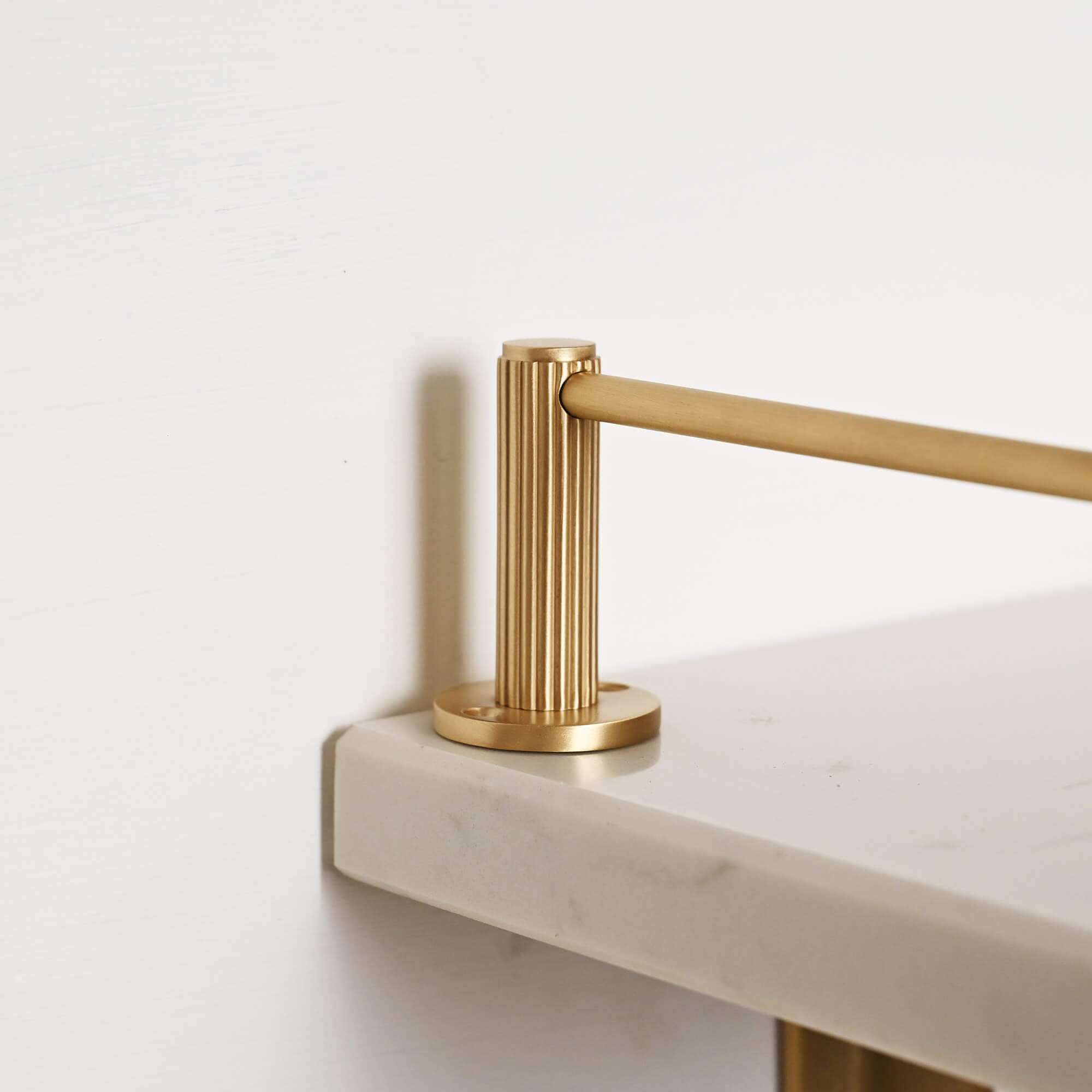 Claverley Gallery Shelf Rail | Brushed Satin Brass Lacquered - Gallery Rails - Yester Home - Yester Home