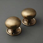 Polished Brass Mushroom Mortice/Rim Knob Set - Mortice Knobs - Yester Home - Yester Home