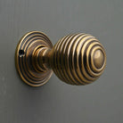 Traditional Oval Brass Beehive Mortice/Rim Door Knobs - Mortice Knobs - Yester Home - Yester Home