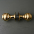 Traditional Oval Brass Beehive Mortice/Rim Door Knobs - Mortice Knobs - Yester Home - Yester Home