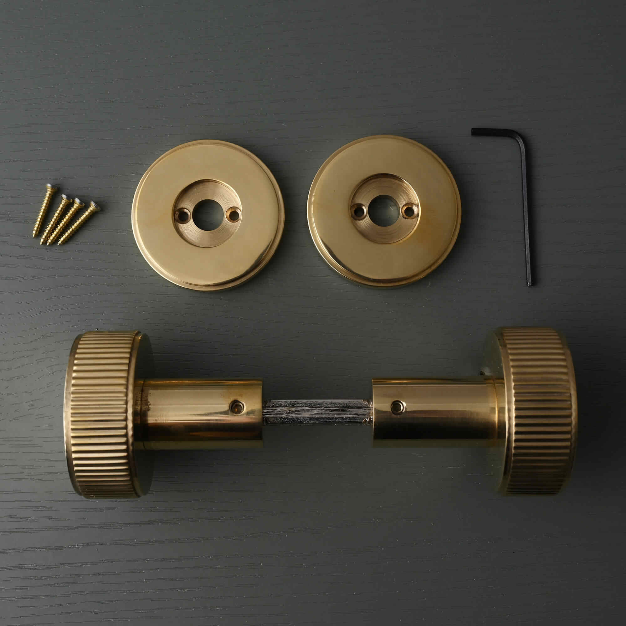 Luxe Claverley Round Solid Brass Door Knobs - Door Knobs - Yester Home - Yester Home