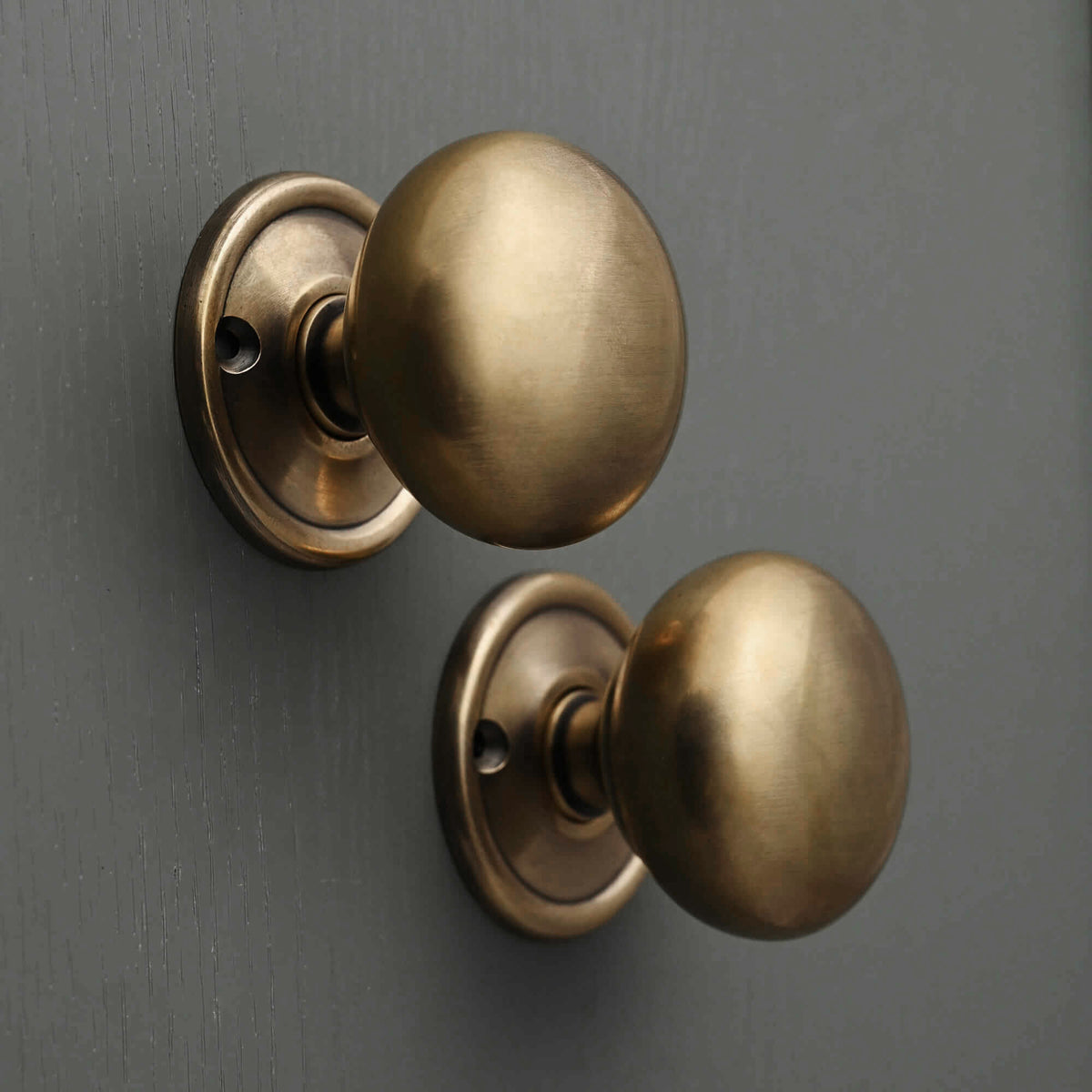 Polished Brass Mushroom Mortice/Rim Knob Set - Mortice Knobs - Yester Home - Yester Home