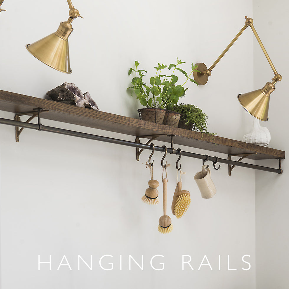 Gallery Shelf Rails Brass Gallery Rails | Quality Kitchen Gallery Shelf Rails – Yester Home