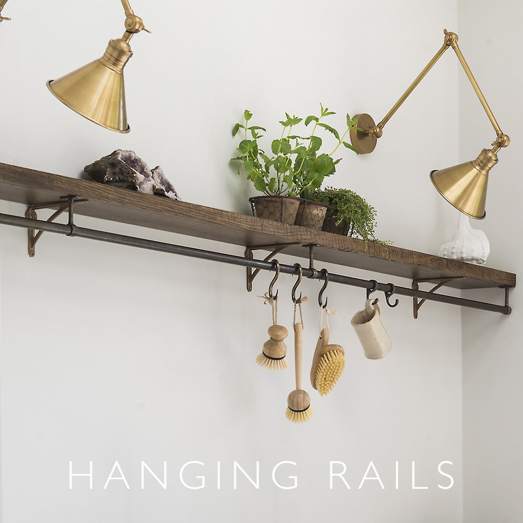 Gallery Railing Ring Brass Gallery Rails | Yester Home
