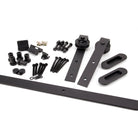 100kg Black Sliding Door Hardware Kit (3m Track) | From The Anvil-Sliding Door Hardware-Yester Home