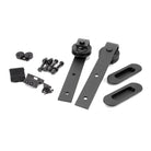 Black Door Hanging Set for Sliding Door Kit | From The Anvil-Sliding Door Hardware-Yester Home