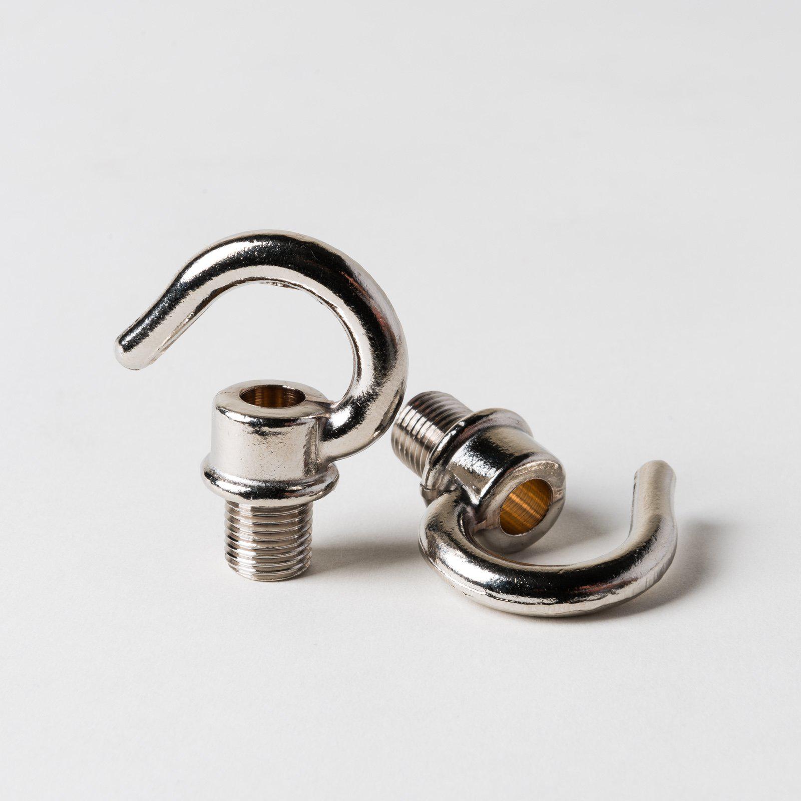 M10 Male Hook Only - Various Finishes-Component Parts-Yester Home
